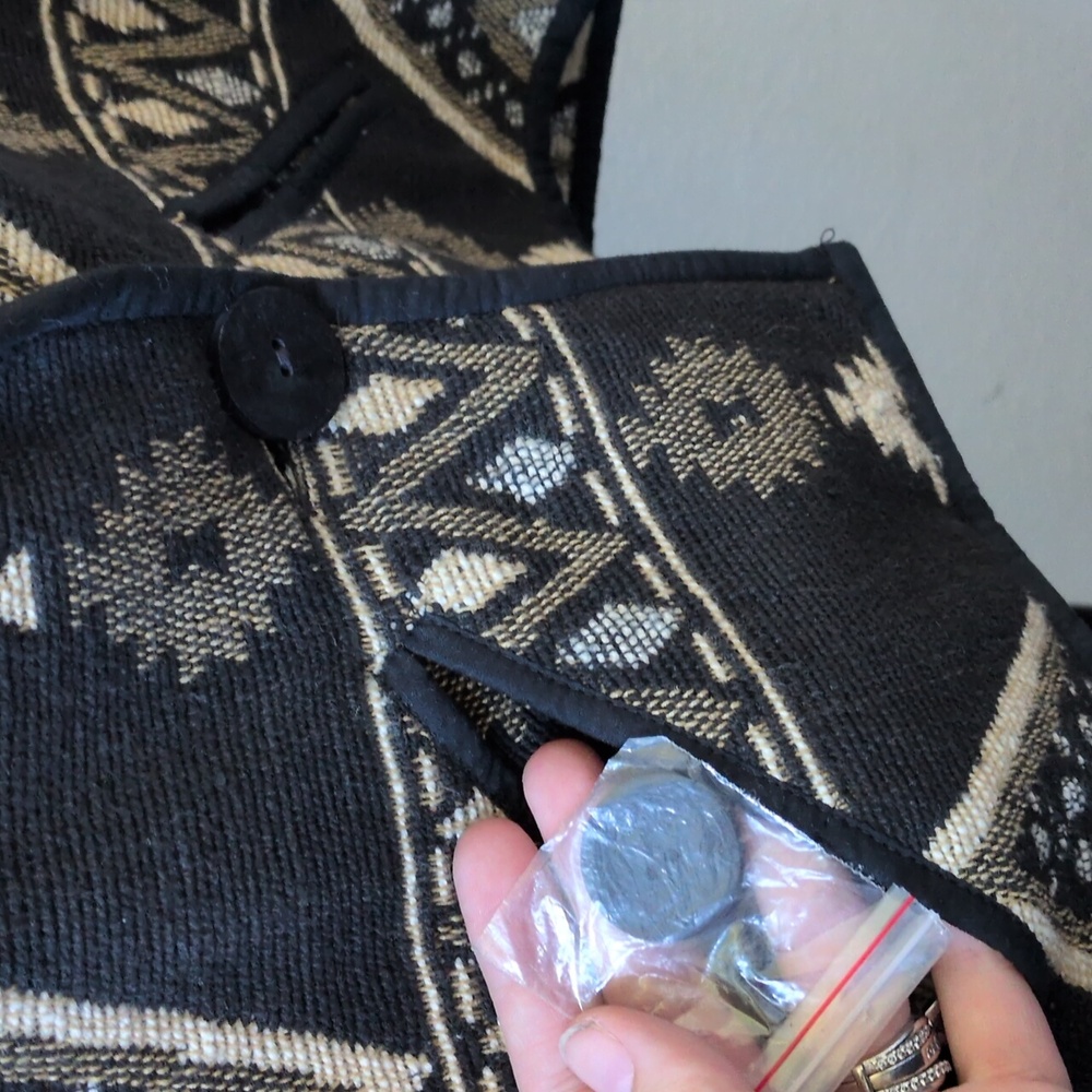 ✨ Vintage 90s New Identity Kilim Style Jacket Size L - Picture 10 of 10